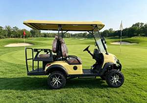 Carrito de Golf de 4 Plazas con Asientos Espaciosos, Conducción Suave, Fuerte Agarre al Terreno, Útil para Caminos No Públicos - Product Image 3