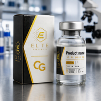Étiquette et boîte personnalisées pour flacons injectables VS-381, nouveau design, 3 ml/10 ml/30 ml, pour flacons de peptides en verre de 3 ml