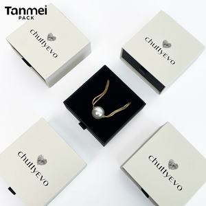 Caja de Joyería de Papel con Logotipo Personalizado para Anillos, Aretes, Pulseras, Colgantes y Collares, Empaque Premium - Product Image 5