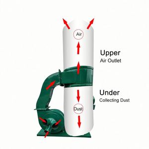 <span class=keywords><strong>Aspiratore</strong></span> Ciclonico a Doppia Borsa con Motore da 2.2kW <span class=keywords><strong>per</strong></span> Macchine <span class=keywords><strong>per</strong></span> Lavorazione del Legno e Incisione, Uso Industriale 50kg - Product Image 6
