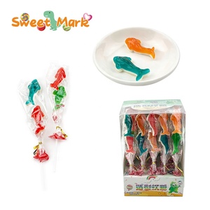 เยลลี่รูปปลาโลมาเสียบไม้ รสผลไม้ ฮาลาล - Product Image 1