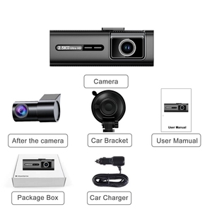 3 kênh 5G Wifi Dash Cam 2.5K + 1080P + 1080P Dash Cam phía trước và phía sau bên trong 170 ° góc rộng 3.16 inch Dash Camera cho xe ô tô - Product Image 6
