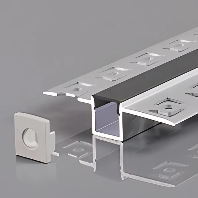 Ceiling Perimeter Lace Light Decorative LED Aluminum Light Fixture Mounting Strip Aluminum Profile Flange