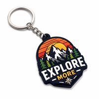 Porte-clés personnalisé en PVC souple, porte-clés en caoutchouc PVC, porte-clés avec logo personnalisé, pendentif 3D de dessin animé, cadeau promotionnel, fabricant OEM