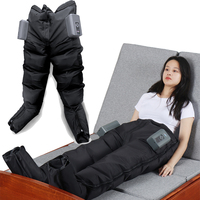 Pantalon de massage à compression d'air à 6 chambres VU Wireless, dispositif IPC, système de thérapie par compression pneumatique pour le sport, la remise en forme et la rééducation