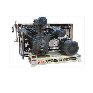 El compresor de aire de pistón Hengda H1231 tiene un volumen de escape de 1.0/1.2 metros cúbicos por minuto y una alta presión de 30 bar. - Product Image 4