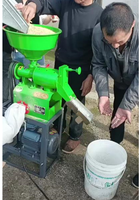Moulin à riz domestique sans lame de type 40, machine à décortiquer les céréales, millet, maïs, légère, faible bruit, origine Chine, garantie 1 an