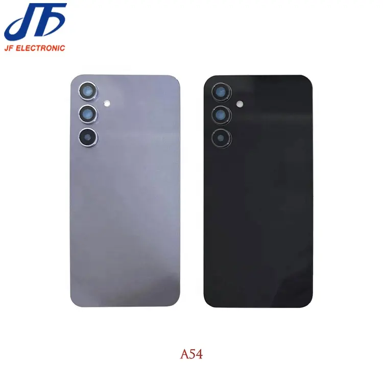 Batterij Cover Voor Samsung Galaxy A54 A546 5G Achterkant Achterkant Glazen Kap