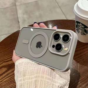 Venta Directa de Fábrica, Funda Magnética Inalámbrica de Carga Rápida para Teléfono, Acrílico de Lujo en Varios Colores, para iPhone 17 16 15 14 13 Mini Pro Max - Product Image 3