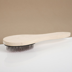 Wooden Handle <b>Pet</b> Comb Dense Bristles For Dog Grooming And Detangling - Product Image 3