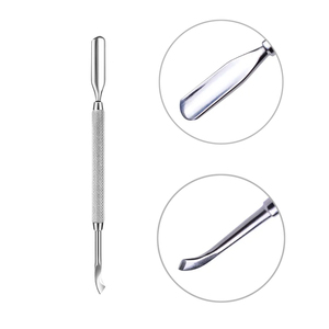 Flexible Daily Nail Care Tool Double Ended Stainless Steel Cuticle Pusher Straight <b>Edge</b> <b>Cutter</b> - Product Image 6
