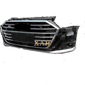 Paraurti Anteriore in Plastica Stile RS per Audi S8, Facile Installazione, Nero, Sostituzione/Riparazione per Parte Anteriore Inclusi Fori per Fendinebbia - Product Image 3