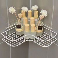 Étagère de rangement murale moderne en acier inoxydable de qualité supérieure, à un seul niveau, durable, imperméable, multi-usages pour la salle de bain