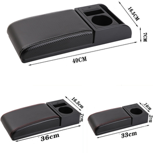 Xe ô tô phụ kiện nội thất sửa đổi Kit Xe tay vịn V lớp trung tâm giao diện điều khiển xe tay vịn tổ chứ<span class=keywords><strong>c</strong></span> pad tay vịn hộp lưu trữ - Product Image 2