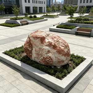 Pierre de paysage en granit naturel, moderne, décorative et durable, pour jardin extérieur, élément de jardin vertical pour lac, hôtel, villa - Product Image 6