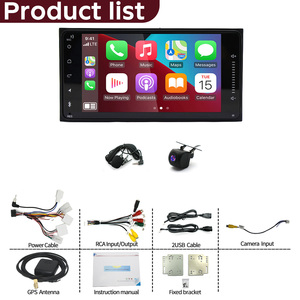 <span class=keywords><strong>Autoradio</strong></span> Android 13 <span class=keywords><strong>4</strong></span>+64G pour Toyota 4Runner 2003-2009, Carplay, Android Auto, écran 7 pouces, radio FM/RDS, commande au volant, caméra de recul AHD - Product Image 6