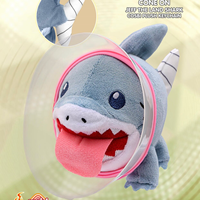 Nouveauté 2026 Hot Toys Jeff Land Shark Cosbi Porte-clés en peluche Collection Boîte mystère Figurines de dessins animés et films Produits dérivés d'animation