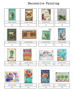 Arte Mural Personalizado de Hierro Retro con Temática de Pirámide y Ángel, con Impresión UV, para Hogar, Bar, Cafetería, Garaje - Decoración de Año Nuevo y Aniversario - Product Image 3