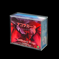 Boîte de protection magnétique transparente en lucite personnalisée pour jeux Nintendo SNES N64, étui de présentation en acrylique premium