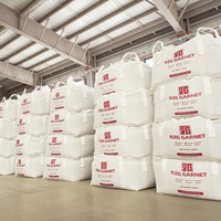 Vente directe d'usine de sable abrasif grenat de sablage 20 40 Mesh 30 60 Grits de forme de grains de maille