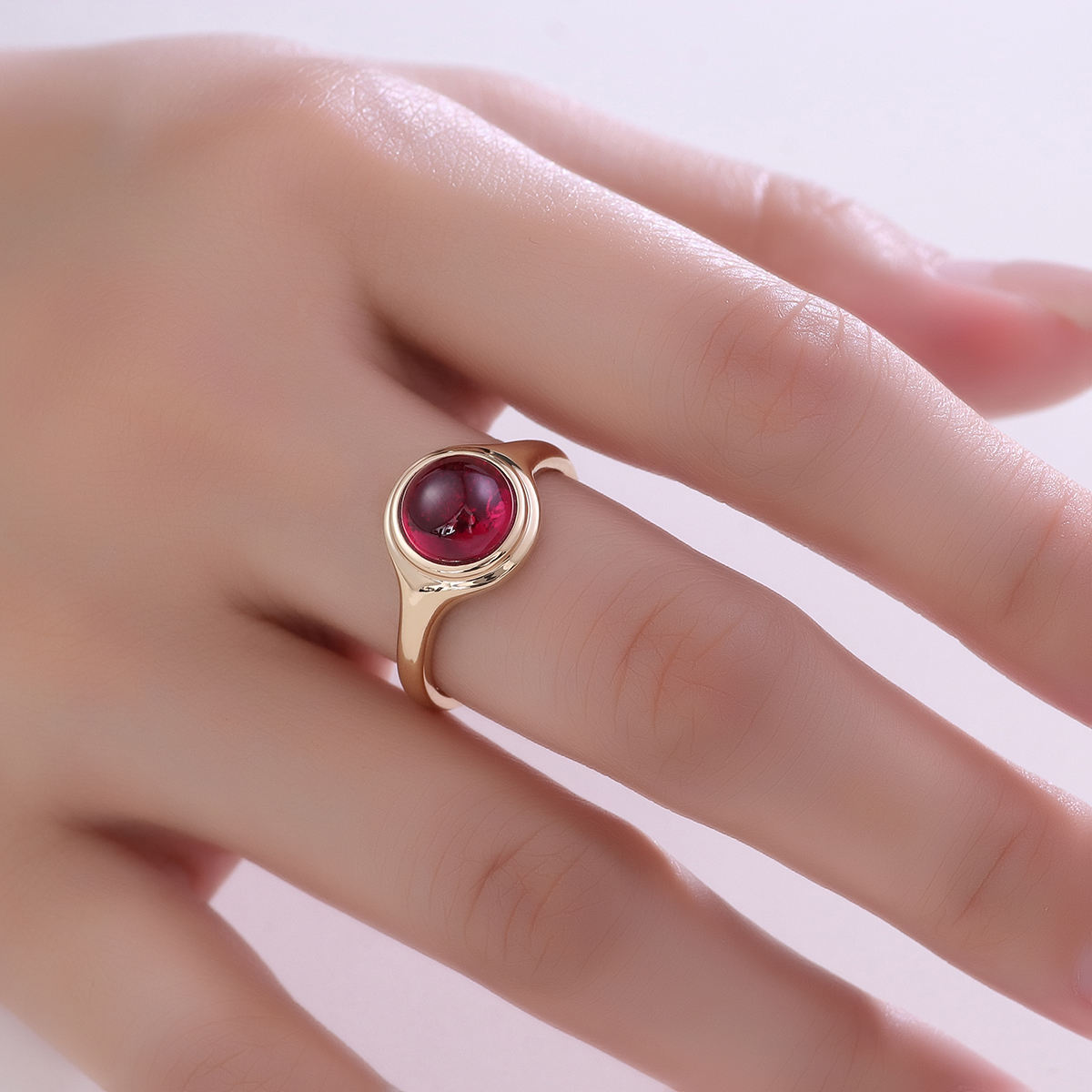 แหวนอัญมณีแล็บ 18Kgold แท้