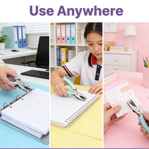 Perforatrice à papier macaron à trou rond de 6 mm <span class=keywords><strong>IDM</strong></span> M521 OEM & ODM, vente chaude, emballage en boîte PVC, vente en gros d'usine - Product Image 3