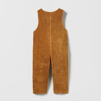 Combinaison une pièce décontractée pour enfants, salopette pour enfants de couleur unie, fabricant de vêtements de salon, combinaison en velours côtelé