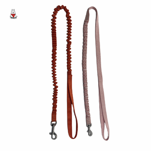 豪华高级狗皮带尼龙宠物皮带柔软氯丁橡胶手柄时尚印花图案个性化适合中小型大狗 - Product Image 1