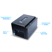 Printer Barcode Tiket Thermal Transfer Langsung Dual Fungsi TSC TE310/210 High Speed Desktop Thermal Transfer Direct Thermal 203DPI 300 DPI