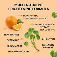 Sérum visage à 15% de vitamine C, anti-âge, éclaircissant, acide férulique, acide hyaluronique, niacinamide, réparation des dommages du soleil, 100ml OEM