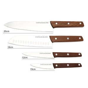 KITCHENCARE Juego de Cuchillos Japoneses de <span class=keywords><strong>4</strong></span> Piezas, Cuchillos de Madera para Pelar, Cuchillo de Cocina Profesional, Juego de Cuchillos de Chef - Product Image 5