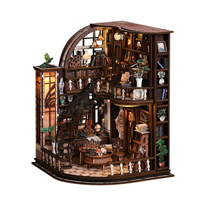 บ้านไม้ประกอบเอง Bacchus Study Mini DIY ขนาด 16x16x21.1 ซม. 339 ชิ้น สำหรับเด็กอายุ 14 ปีขึ้นไป - Product Image 1