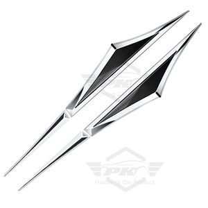 Autocollant décoratif de pare-chocs latéral en alliage de zinc 3D avec logo personnalisé coloré pour Jeep Chevrolet Mercedes-Benz <span class=keywords><strong>Cadillac</strong></span> BMW - Product Image 4