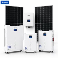 Système d'alimentation de secours 51V 100Ah pour petites maisons et appartements, 8000 cycles, hors réseau, batterie de stockage 5kWh