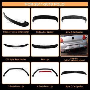 Bodykit ฝาครอบตัวกระจายแสงด้านหลังคาร์บอนไฟเบอร์สำหรับ Volkswagen VW <span class=keywords><strong>POLO</strong></span> <span class=keywords><strong>GTI</strong></span> MK5 2014 2015 2016 2017 <span class=keywords><strong>2018</strong></span> - Product Image 4