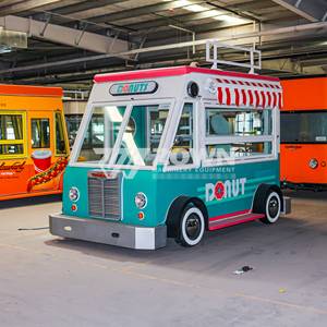 Chariot de Bar à Expresso Mobile 2026 pour la Vente de Café et de Bubble Tea en Ambiance Urbaine - Product Image 2