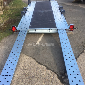 Remorque à double essieu auto-basculante galvanisée pour <span class=keywords><strong>mini</strong></span>-chargeuse compacte et excavatrice - Product Image 6