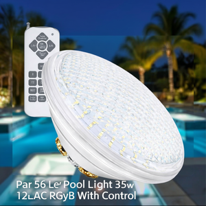 Luce LED per Piscina Par 56 35W 12VAC RGB con Controllo - Product Image 3