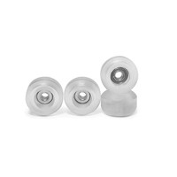 Roues de fingerboard professionnelles en plastique CNC 60D 70D à haute vitesse, longue durée de vie, avec roulement à billes à gorge profonde et cage en céramique