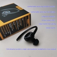 Earphone Nirkabel Handsfree Grosir Cina untuk 5.2 Earhook dengan Indikator LED Chipset JL Tahan Air IPX4 untuk Pengemudi Bisnis