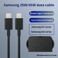 Kabel Data 45W Seri N10s24 5A Pengisian Daya Super Cepat 25W Tipe-C Android Universal Transfer Data Selubung PVC Konduktor Nilon