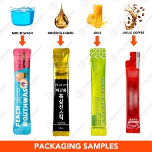 Machine d'emballage automatique verticale multi-voies pour sachets irréguliers, idéale pour les gels énergétiques, les pâtes <span class=keywords><strong>et</strong></span> les jus de fruits - Product Image 2