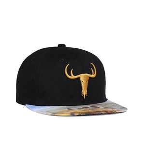 Gorra de Calidad con Visera Personalizada, Bordado 3D de Toro, Cierre Trasero Ajustable para Niños - Product Image 3