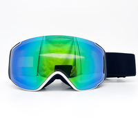Yijia optique OTG lunettes de neige lunettes de Ski réglables Anti-buée CE neige Snowboard lunettes lunettes en gros mode lunettes de Ski