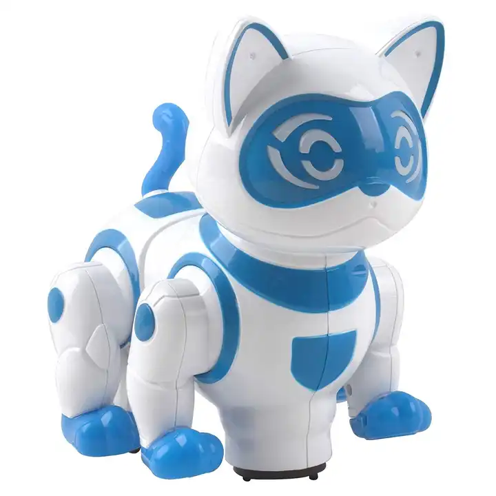 robot interactif pour animaux de compagnie chat 8206 amical électronique  promenades musical et danse robot chat pour enfants grand cadeau