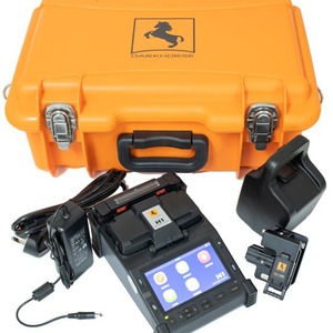 เครื่องเชื่อมต่อใยแก้วนำแสงแบบฟิวชั่นสี่มอเตอร์ Black Horse H1 สำหรับสายเคเบิล FTTH - Product Image 4