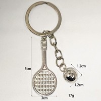 Porte-clés style sportif, figurine mascotte ballon, breloque de sac, pendentif, cadeau souvenir pour les fans et les joueurs de sport