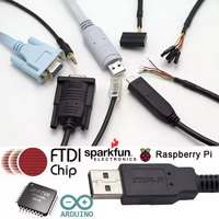 Cable USB A a TTL 3.3V 5V UART con IC FTDI FT232RL Original, Personalizable, para Descarga y Depuración de Routers y GPS
