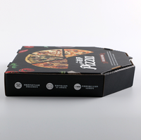 Boîte à pizza personnalisée vente en gros 6 10 12 14 16 pouces boîte de livraison de pizza boîte d'emballage d'approvisionnement d'usine