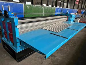 Manufacturing Machine Horizontal Corrugated Roofing Panel Roll <strong>Forming</strong> Machine Corrugated Iron 0.12-0.6 Barrel Control <strong>System</strong> - Product Image 3